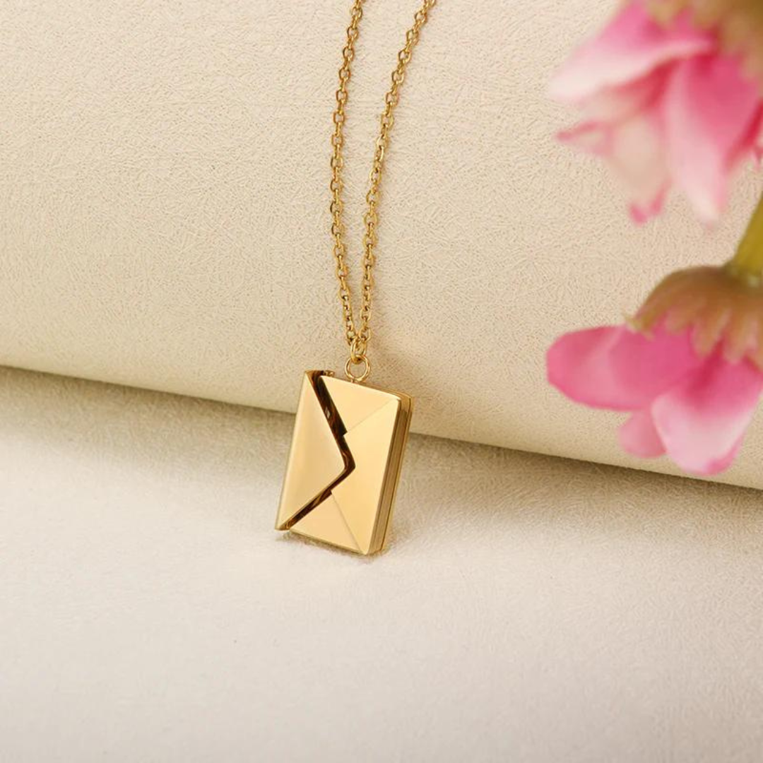 Envelope Message Necklace
